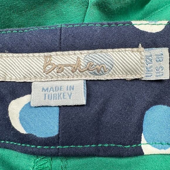 Boden Pants Womens 8L Green Richmond Trousers Straight Preppy Career Minimalist - Picture 6 of 13
